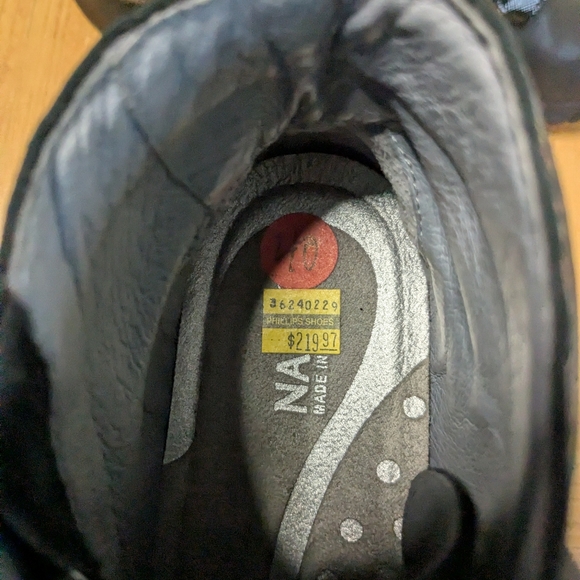 Naot Polaris Floral Leather Side Zip Ankle Boot Sneaker Size 40 US 9 - Picture 9 of 10